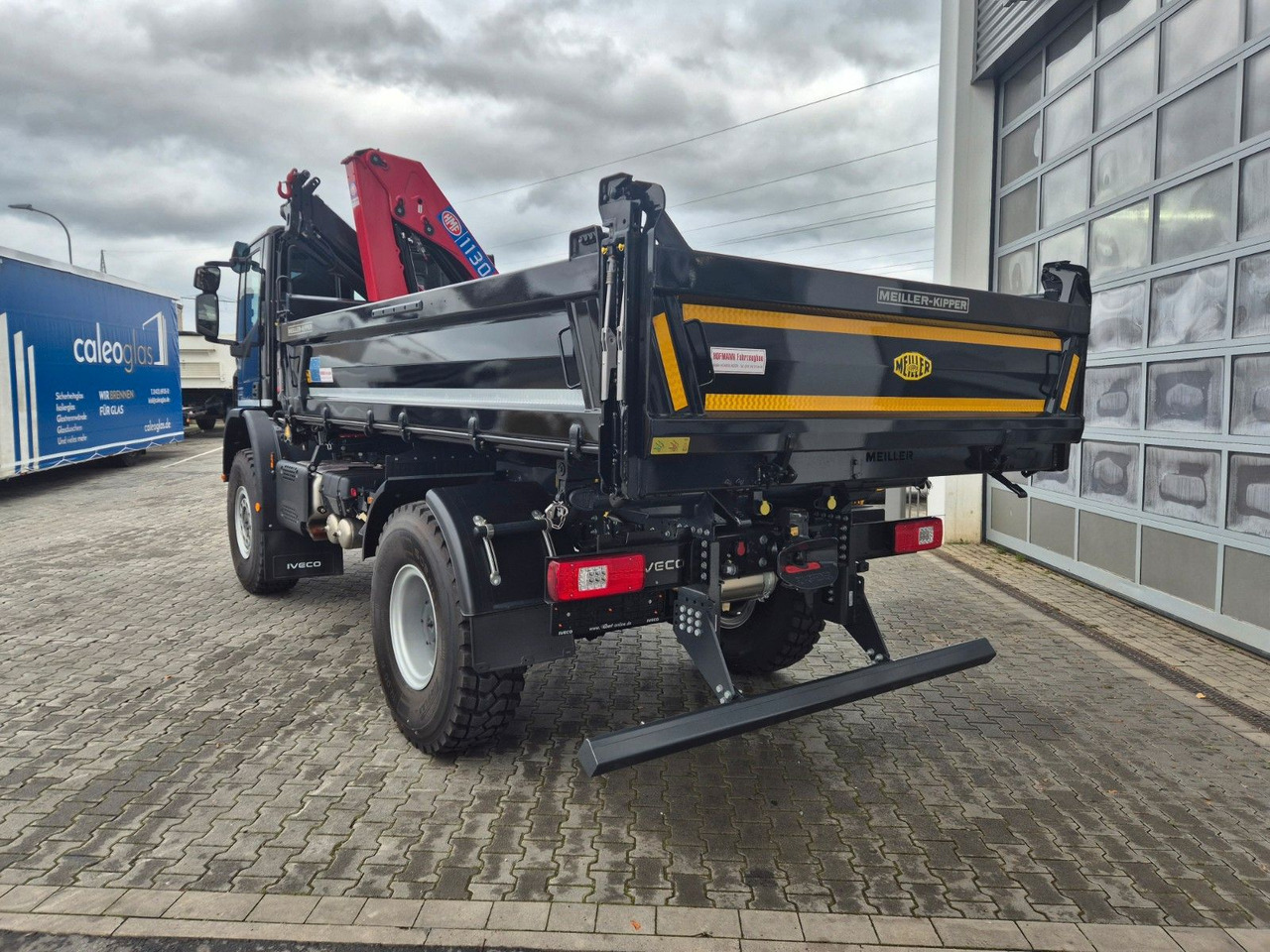 Camión volquete, Camión grúa Iveco Eurocargo ML150E32WS 4x4 Kran HMF 1130K Funk AHK: foto 38