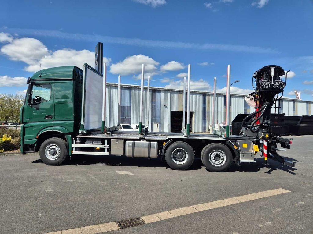 Mercedes-Benz Arocs 2751 L 6x2 (6x4) HAD + Kran: Epsilon M12Z - Camión forestal, Camión grúa: foto 4 Mercedes-Benz Arocs 2751 L 6x2 (6x4) HAD + Kran: Epsilon M12Z - Camión forestal, Camión grúa: foto 4