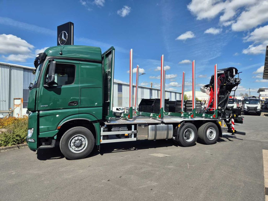 Mercedes-Benz Arocs 2751 L 6x2 (6x4) HAD + Kran: Epsilon M12Z - Camión forestal, Camión grúa: foto 2 Mercedes-Benz Arocs 2751 L 6x2 (6x4) HAD + Kran: Epsilon M12Z - Camión forestal, Camión grúa: foto 2