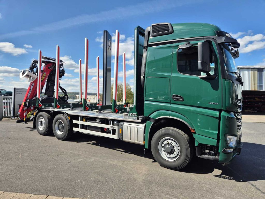 Mercedes-Benz Arocs 2751 L 6x2 (6x4) HAD + Kran: Epsilon M12Z - Camión forestal, Camión grúa: foto 3 Mercedes-Benz Arocs 2751 L 6x2 (6x4) HAD + Kran: Epsilon M12Z - Camión forestal, Camión grúa: foto 3