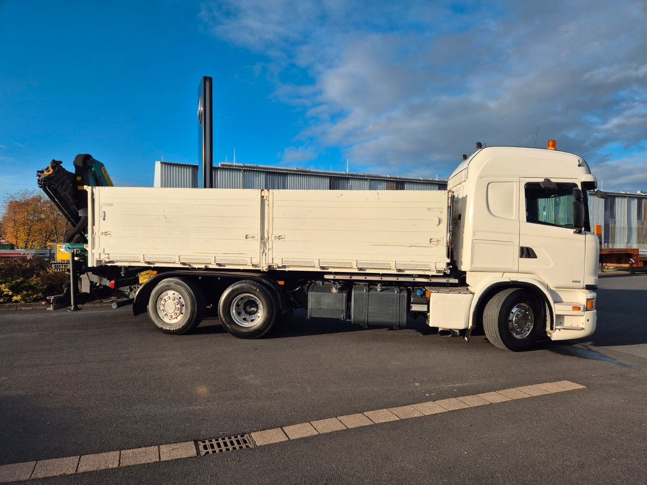 Camión volquete, Camión grúa Scania G490 LB6x2*4HNB Palfinger PK 18002-EH D Funk AHK: foto 8