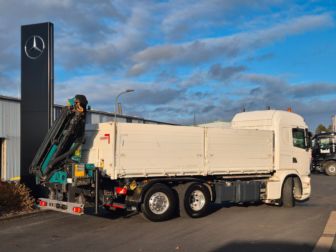 Camión volquete, Camión grúa Scania G490 LB6x2*4HNB Palfinger PK 18002-EH D Funk AHK: foto 38