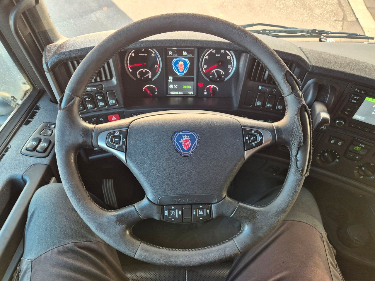 Camión volquete, Camión grúa Scania G490 LB6x2*4HNB Palfinger PK 18002-EH D Funk AHK: foto 20