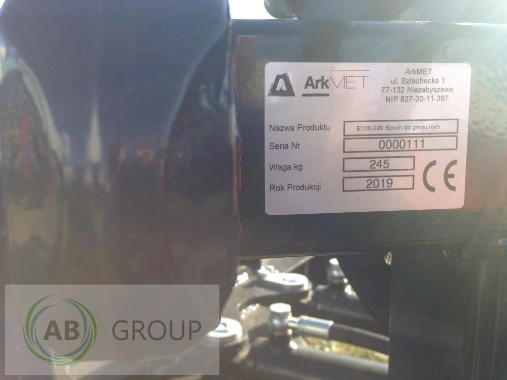 ArkMET hydraulic manure pusher E100.220, 2.2 m - Maquinaria para fertilización: foto 2 ArkMET hydraulic manure pusher E100.220, 2.2 m - Maquinaria para fertilización: foto 2