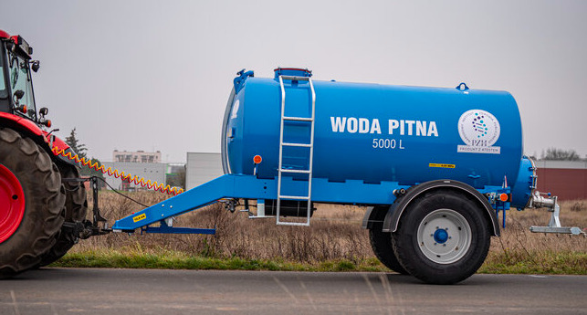 Cysterna na wodę pitną Meprozet 3000l - Remolque cisterna: foto 1 Cysterna na wodę pitną Meprozet 3000l - Remolque cisterna: foto 1