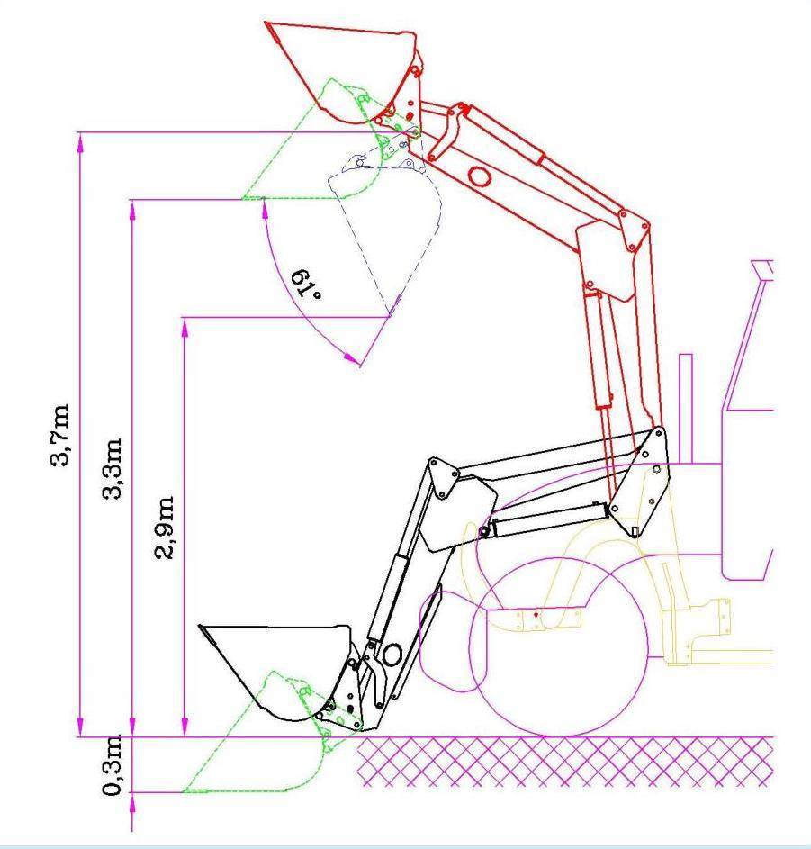 Hydrometal front loader AT-30 - Cargador frontal para tractor: foto 5 Hydrometal front loader AT-30 - Cargador frontal para tractor: foto 5