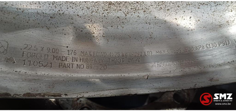 Diversen Occ set van 6 22.5x9.00 Alcoa velgen - Llanta para Camión: foto 3 Diversen Occ set van 6 22.5x9.00 Alcoa velgen - Llanta para Camión: foto 3