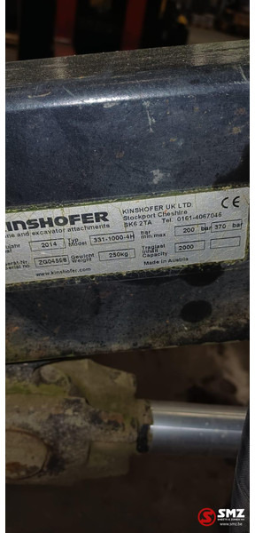 Pinza de manipulación Kinshofer Occ Steenklem Kinshofer 331 1000 4h: foto 7