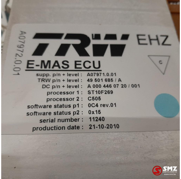 Unidad de control para Camión Mercedes-Benz Occ ECU E-MAS regeleenheid Mercedes: foto 6