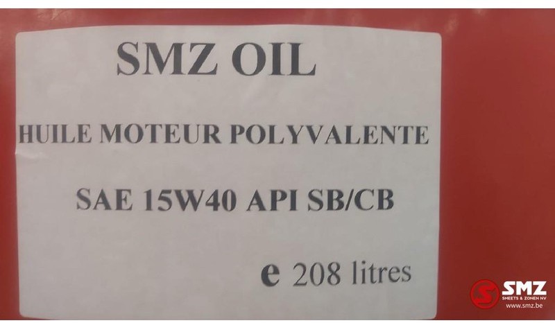 Smz Smz motor olie 15w40 208l - Aceite de motor/ Producto para el cuidado del coche: foto 3 Smz Smz motor olie 15w40 208l - Aceite de motor/ Producto para el cuidado del coche: foto 3