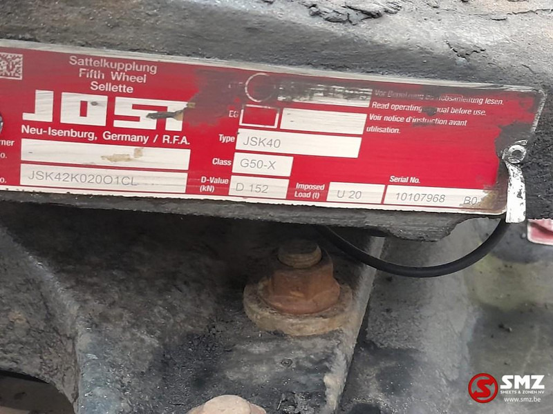 Quinta rueda para Camión jost Occ koppelschotel JSK40 + montageplaat JOST: foto 9 Quinta rueda para Camión jost Occ koppelschotel JSK40 + montageplaat JOST: foto 9