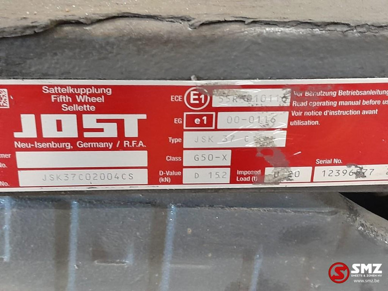 Jost Occ koppelschotel + montageplaat JSK37C JOST - Quinta rueda para Camión: foto 5 Jost Occ koppelschotel + montageplaat JSK37C JOST - Quinta rueda para Camión: foto 5