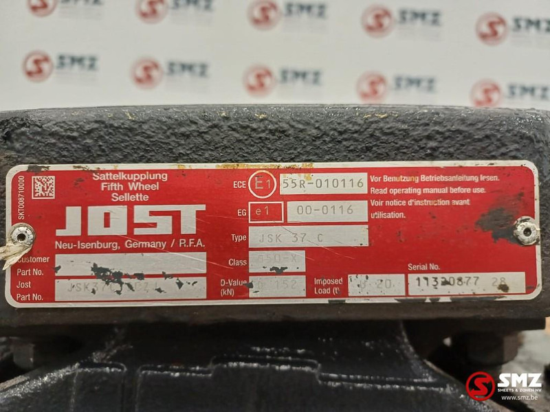 Jost Occ koppelschotel + montageplaat JSK37C Jost - Quinta rueda para Camión: foto 5 Jost Occ koppelschotel + montageplaat JSK37C Jost - Quinta rueda para Camión: foto 5