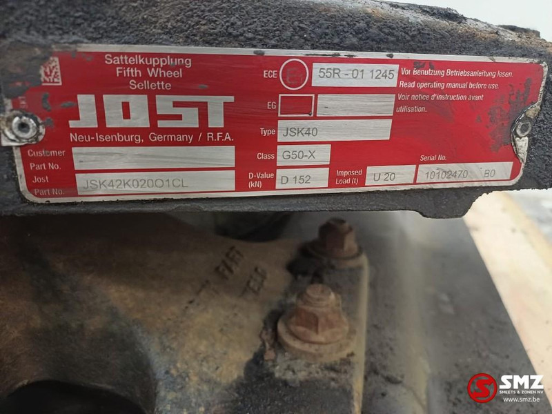 Quinta rueda para Camión jost Occ koppelschotel + montageplaat JSK42K JOST: foto 6 Quinta rueda para Camión jost Occ koppelschotel + montageplaat JSK42K JOST: foto 6