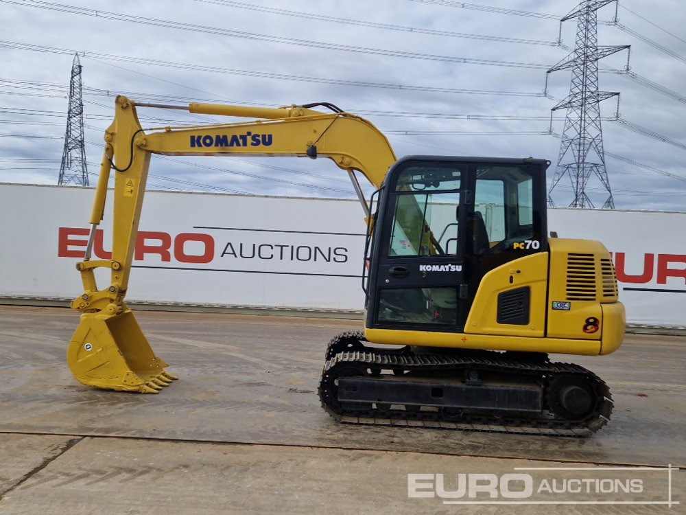 2011 Komatsu PC70-8 - Miniexcavadora: foto 2 2011 Komatsu PC70-8 - Miniexcavadora: foto 2