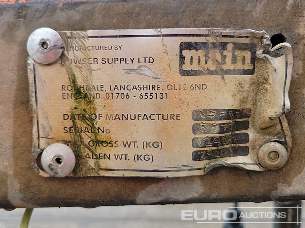 Tanque de almacenamiento 2011 Main Single Axle Plastic Water Bowser: foto 16