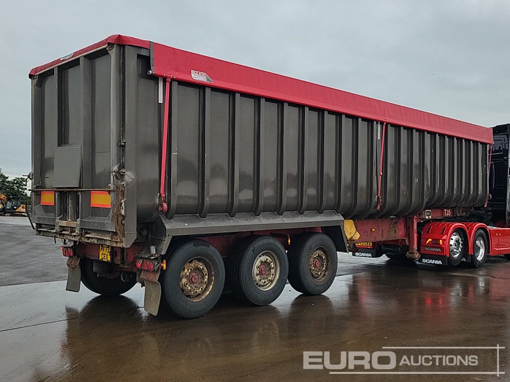 2011 Wilcox Tri Axle Bulk Tipping Trailer, Front Lift Axle, Easy Sheet - Semirremolque volquete: foto 5 2011 Wilcox Tri Axle Bulk Tipping Trailer, Front Lift Axle, Easy Sheet - Semirremolque volquete: foto 5