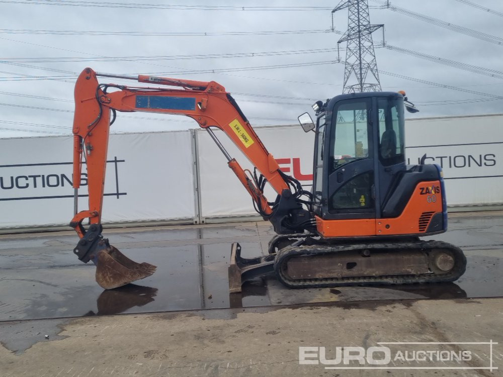 2013 Hitachi ZX60USB-3 CLR - Miniexcavadora: foto 2 2013 Hitachi ZX60USB-3 CLR - Miniexcavadora: foto 2