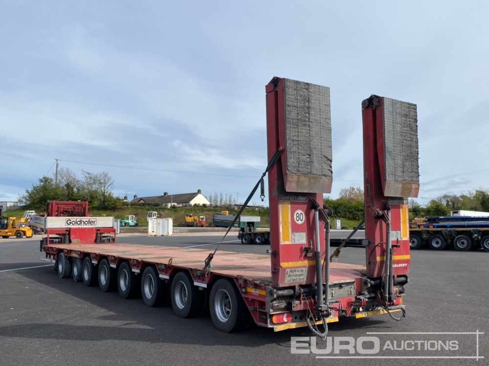 2014 Goldhofer 8 Axle Double Extending Stepframe Low Loader Trailer, Hydraulic Rear Steering, Hydraulic Ramps, Out Riggers, Extending To 24m, 2.75m Wide - Semirremolque góndola rebajadas: foto 3 2014 Goldhofer 8 Axle Double Extending Stepframe Low Loader Trailer, Hydraulic Rear Steering, Hydraulic Ramps, Out Riggers, Extending To 24m, 2.75m Wide - Semirremolque góndola rebajadas: foto 3