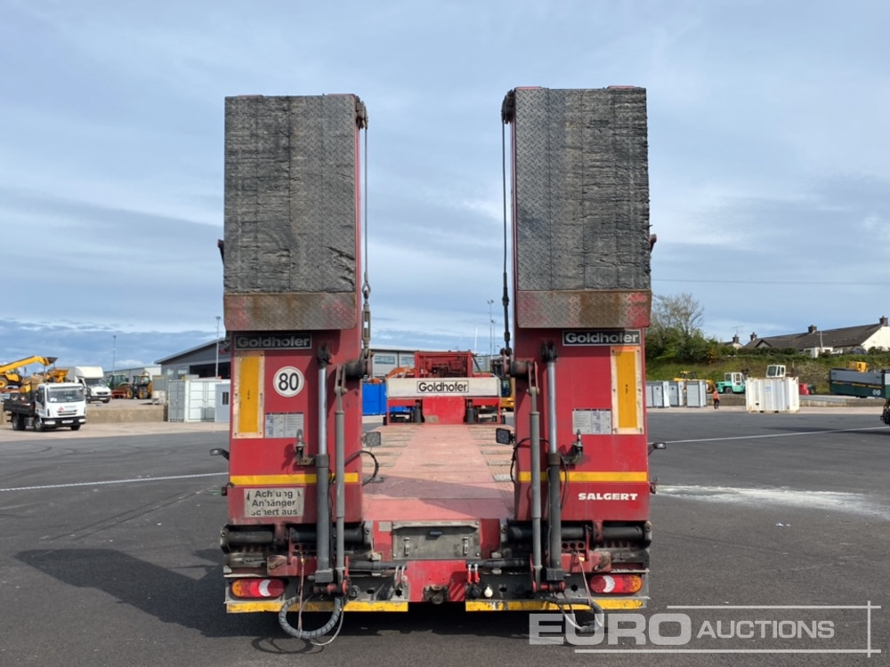 2014 Goldhofer 8 Axle Double Extending Stepframe Low Loader Trailer, Hydraulic Rear Steering, Hydraulic Ramps, Out Riggers, Extending To 24m, 2.75m Wide - Semirremolque góndola rebajadas: foto 4 2014 Goldhofer 8 Axle Double Extending Stepframe Low Loader Trailer, Hydraulic Rear Steering, Hydraulic Ramps, Out Riggers, Extending To 24m, 2.75m Wide - Semirremolque góndola rebajadas: foto 4