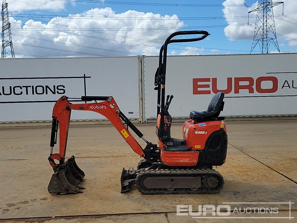 2015 Kubota K008-3 - Miniexcavadora: foto 2 2015 Kubota K008-3 - Miniexcavadora: foto 2