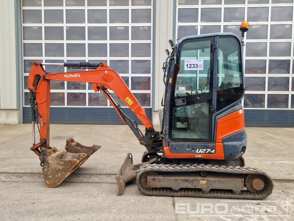 2015 Kubota U27-4 - Miniexcavadora: foto 2 2015 Kubota U27-4 - Miniexcavadora: foto 2