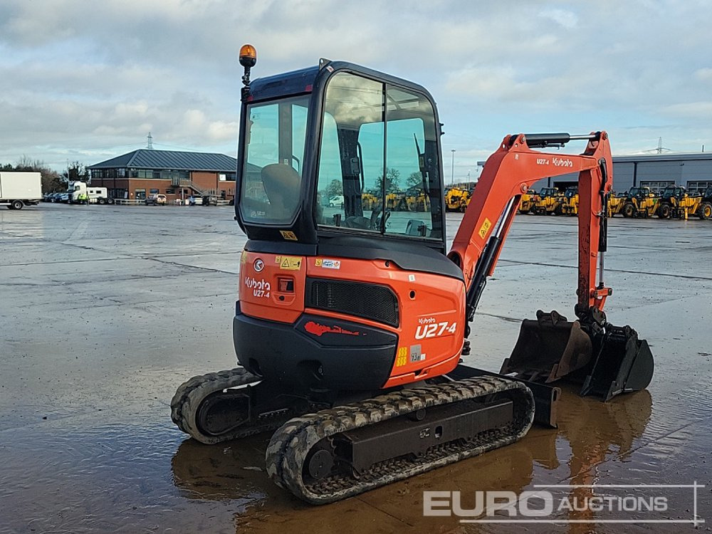 2015 Kubota U27-4 - Miniexcavadora: foto 5 2015 Kubota U27-4 - Miniexcavadora: foto 5