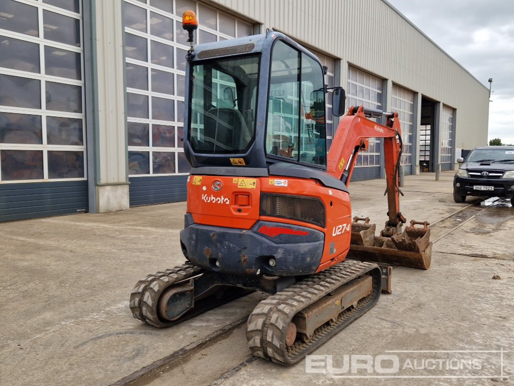 2015 Kubota U27-4 - Miniexcavadora: foto 5 2015 Kubota U27-4 - Miniexcavadora: foto 5