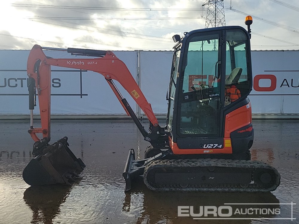 2015 Kubota U27-4 - Miniexcavadora: foto 2 2015 Kubota U27-4 - Miniexcavadora: foto 2