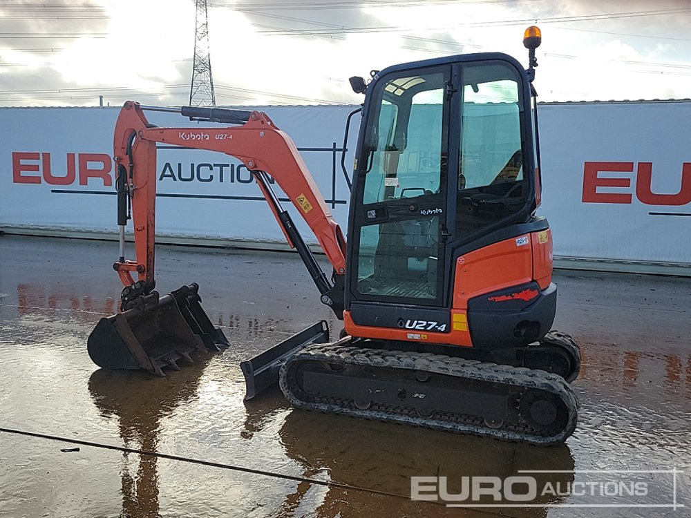 2015 Kubota U27-4 - Miniexcavadora: foto 3 2015 Kubota U27-4 - Miniexcavadora: foto 3