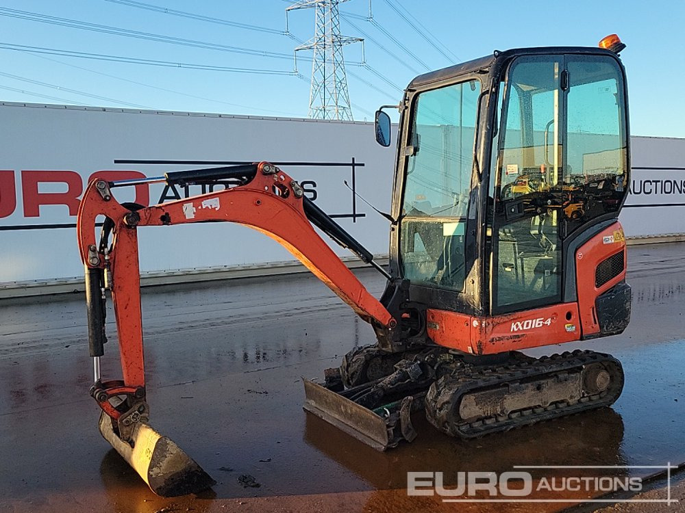 2016 Kubota KX016-4 - Miniexcavadora: foto 1 2016 Kubota KX016-4 - Miniexcavadora: foto 1
