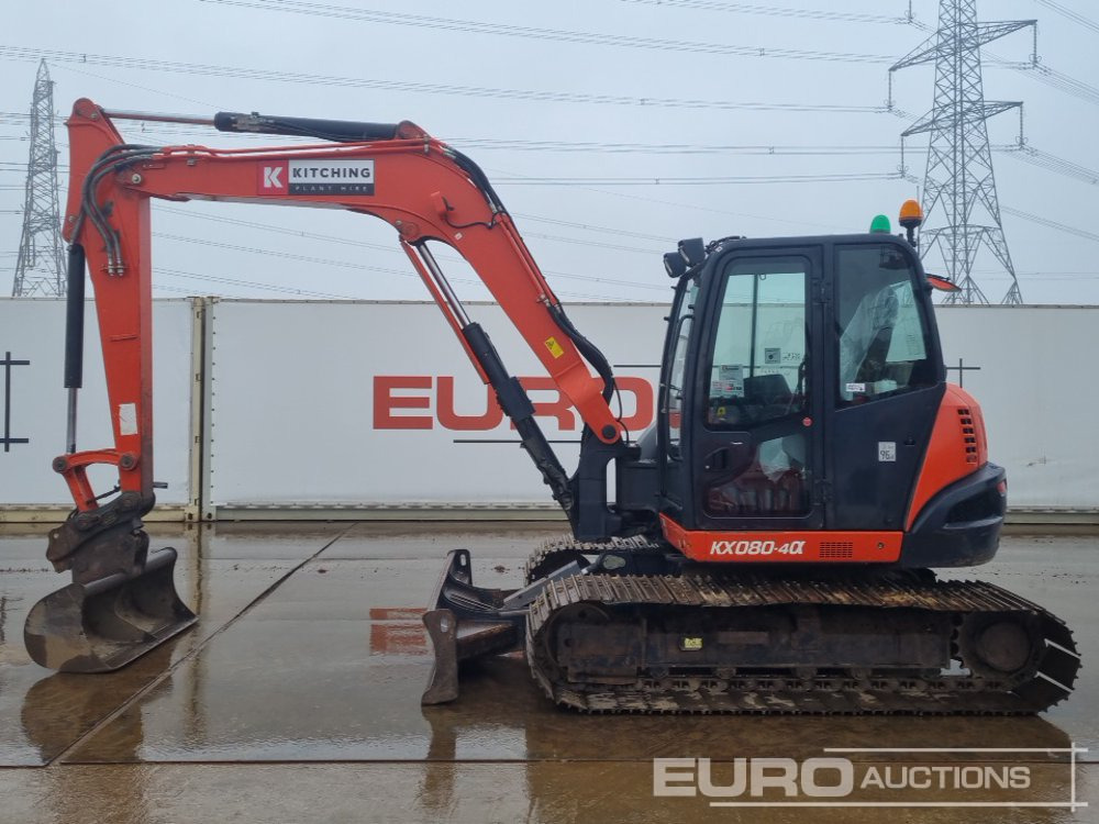 2017 Kubota KX080-4A - Miniexcavadora: foto 2 2017 Kubota KX080-4A - Miniexcavadora: foto 2