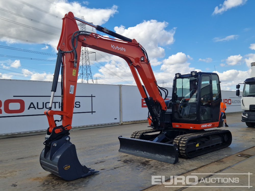 2018 Kubota KX080-4A - Miniexcavadora: foto 1 2018 Kubota KX080-4A - Miniexcavadora: foto 1