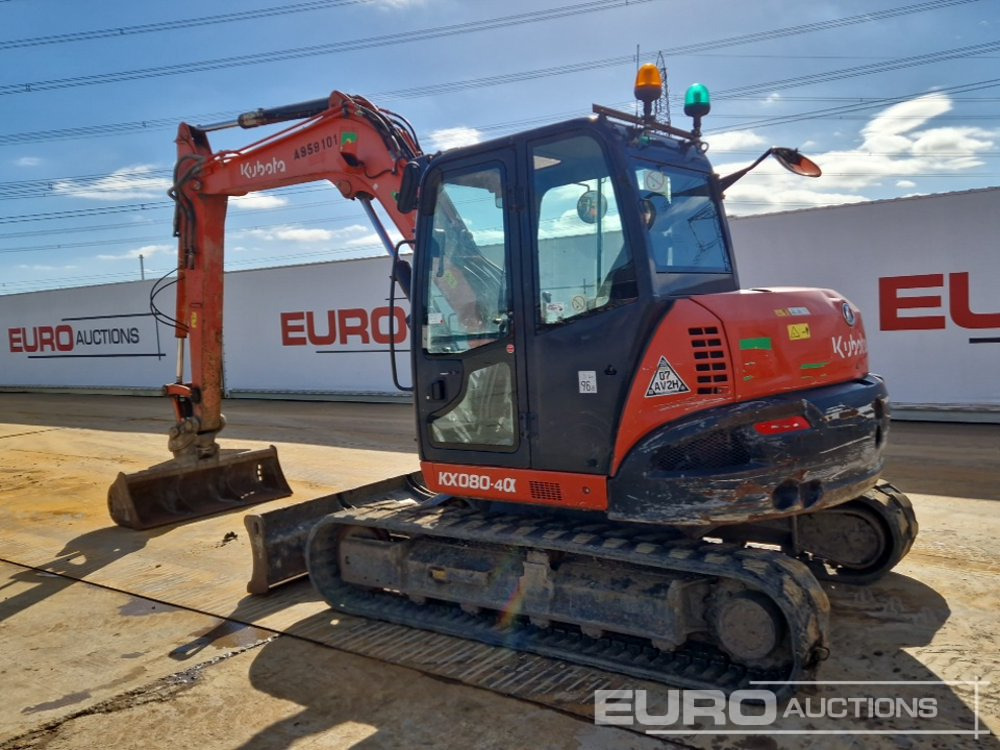 2018 Kubota KX080-4A - Miniexcavadora: foto 3 2018 Kubota KX080-4A - Miniexcavadora: foto 3