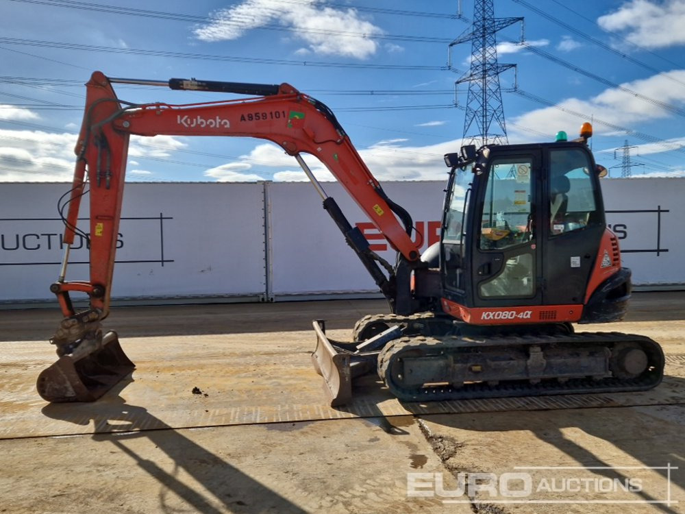 2018 Kubota KX080-4A - Miniexcavadora: foto 2 2018 Kubota KX080-4A - Miniexcavadora: foto 2