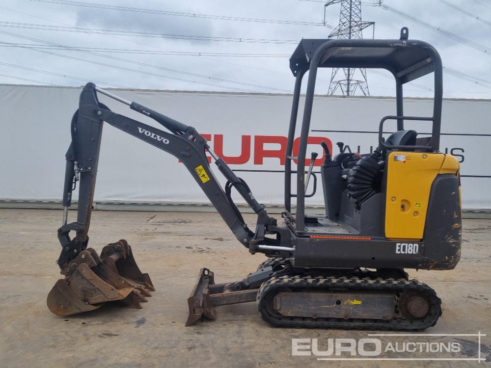 2018 Volvo EC18D - Miniexcavadora: foto 2 2018 Volvo EC18D - Miniexcavadora: foto 2