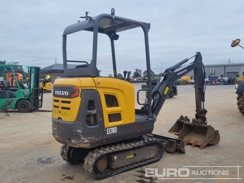 2018 Volvo EC18D - Miniexcavadora: foto 5 2018 Volvo EC18D - Miniexcavadora: foto 5