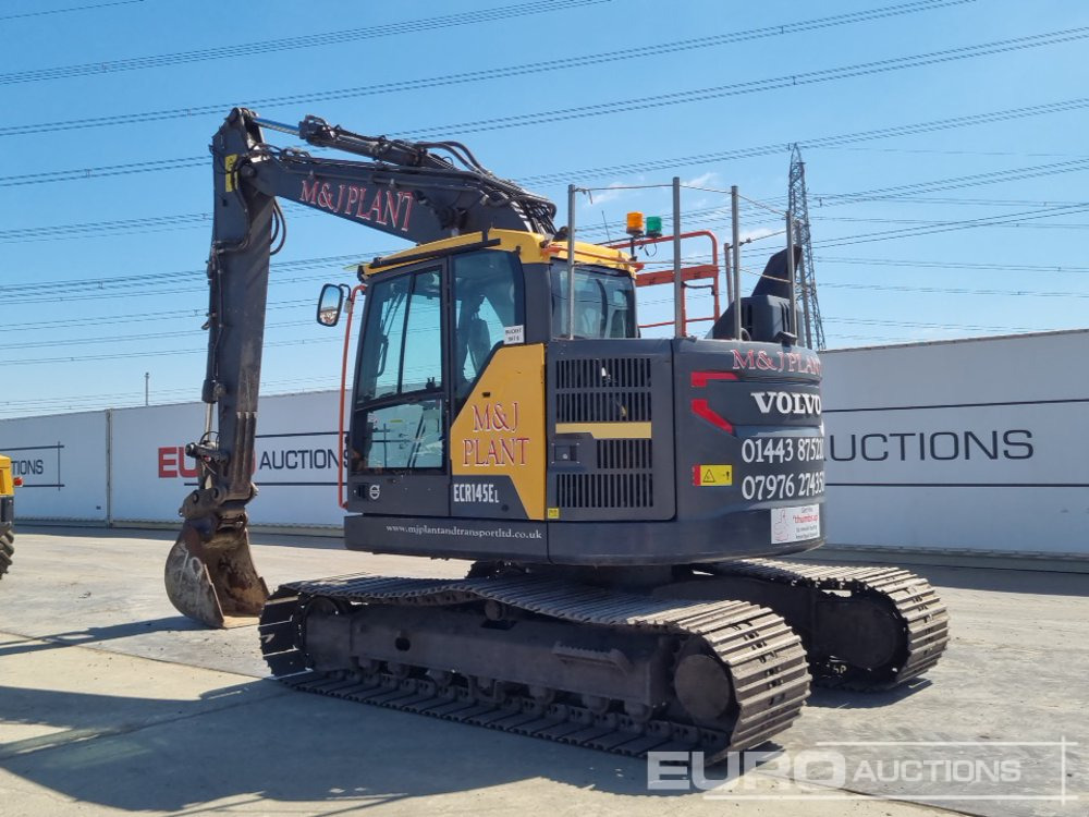 2019 Volvo ECR145EL - Excavadora de cadenas: foto 3 2019 Volvo ECR145EL - Excavadora de cadenas: foto 3