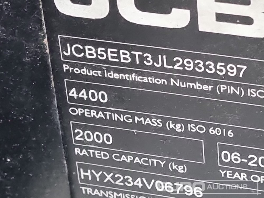 2020 JCB 520-40 - Manipulador telescópico: foto 2 2020 JCB 520-40 - Manipulador telescópico: foto 2