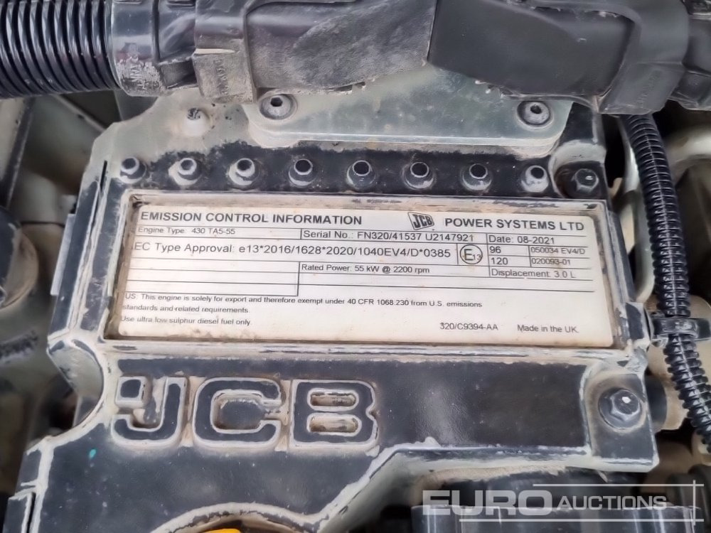 Manipulador telescópico 2021 JCB 540-140 Hi Viz: foto 33 Manipulador telescópico 2021 JCB 540-140 Hi Viz: foto 33