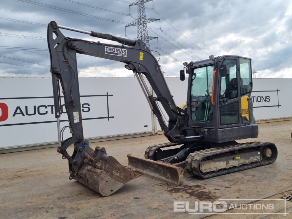 2021 Volvo ECR58F - Miniexcavadora: foto 1 2021 Volvo ECR58F - Miniexcavadora: foto 1