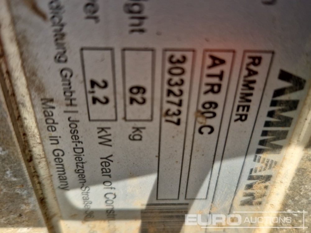 Construcción de carreteras 2022 Ammann ATR60C: foto 17