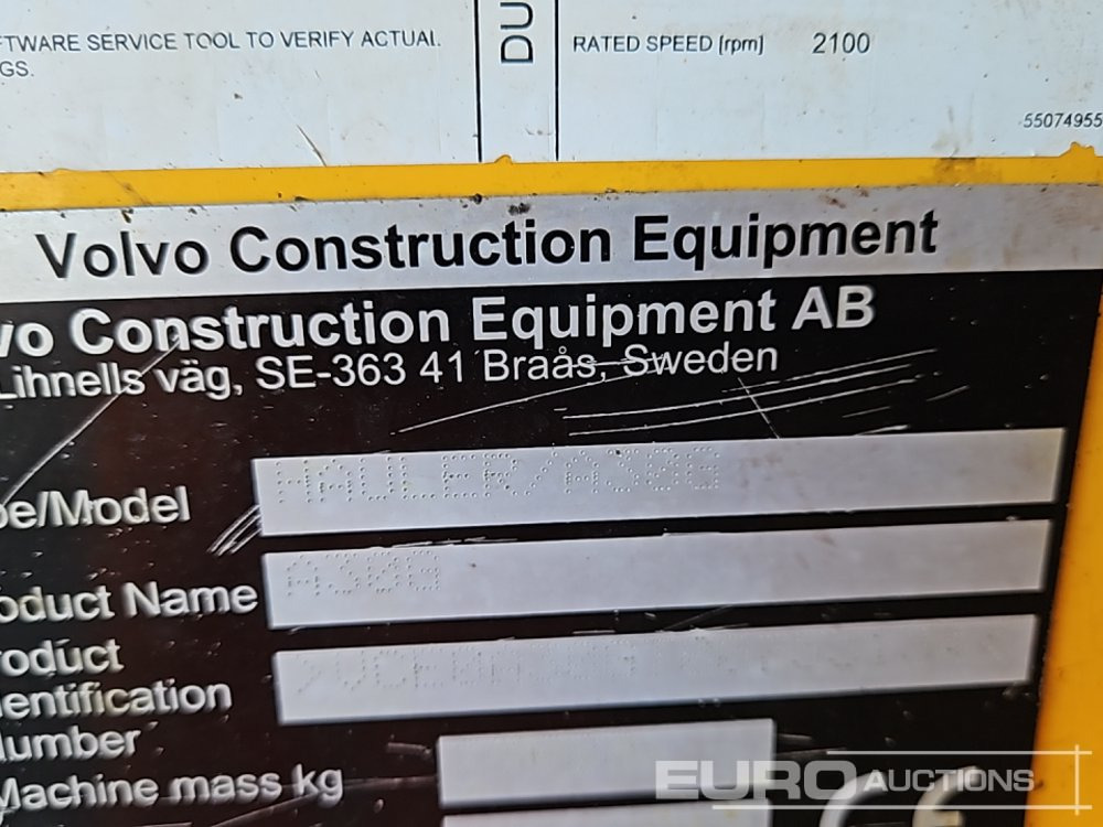 Dúmper articulado 2022 Volvo A30G: foto 47 Dúmper articulado 2022 Volvo A30G: foto 47
