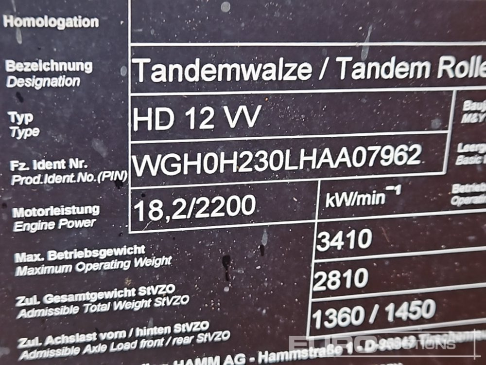 Rodillo 2024 Hamm HD12 VV: foto 37