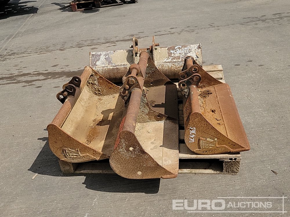 Cazo 40", 36", 30", 30" Ditching Bucket 25-30mm Pin to suit Mini Excavator: foto 6