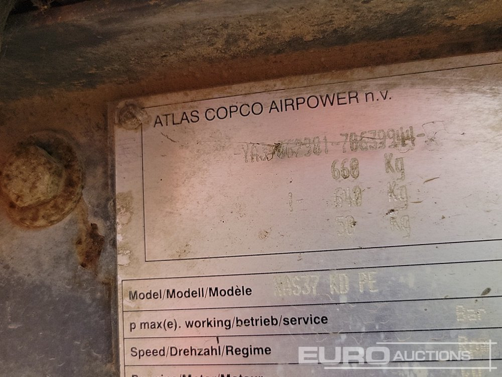 Compresor de aire Atlas Copco XAS37KDPE: foto 38