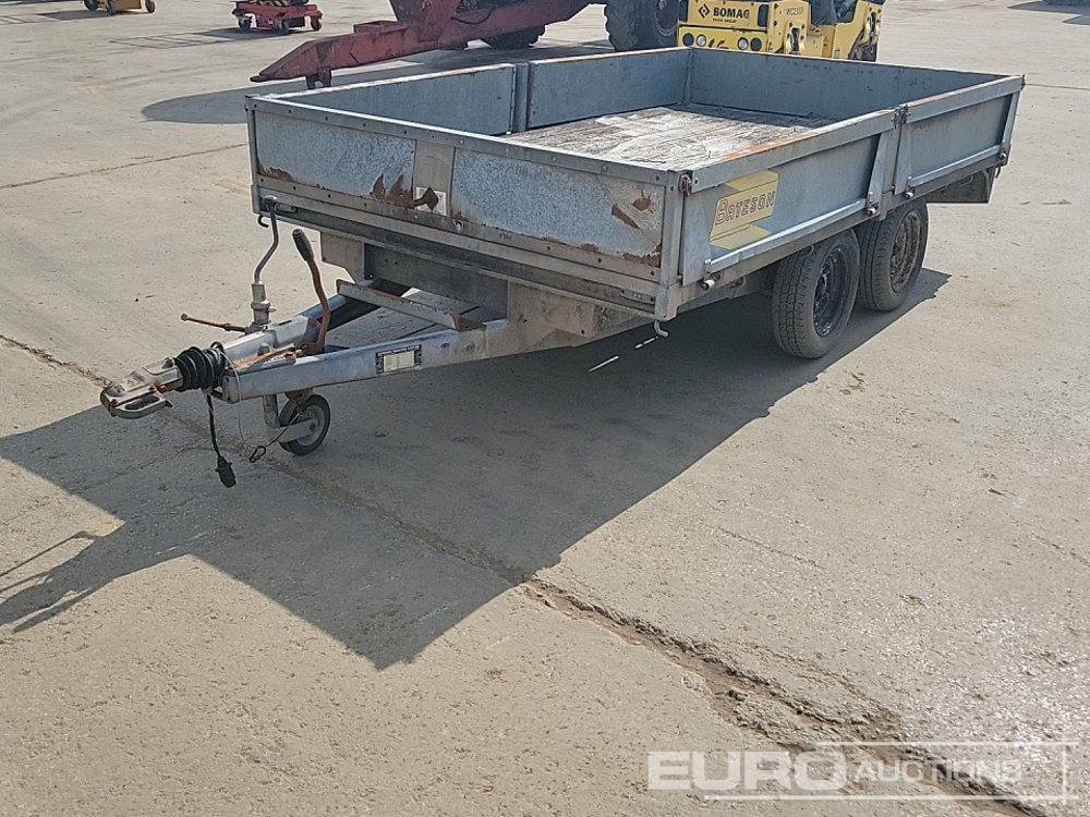 Bateson Trailers 2 Ton Twin Axle Dropside Plant Trailer - Remolque porta maquinaria: foto 1 Bateson Trailers 2 Ton Twin Axle Dropside Plant Trailer - Remolque porta maquinaria: foto 1