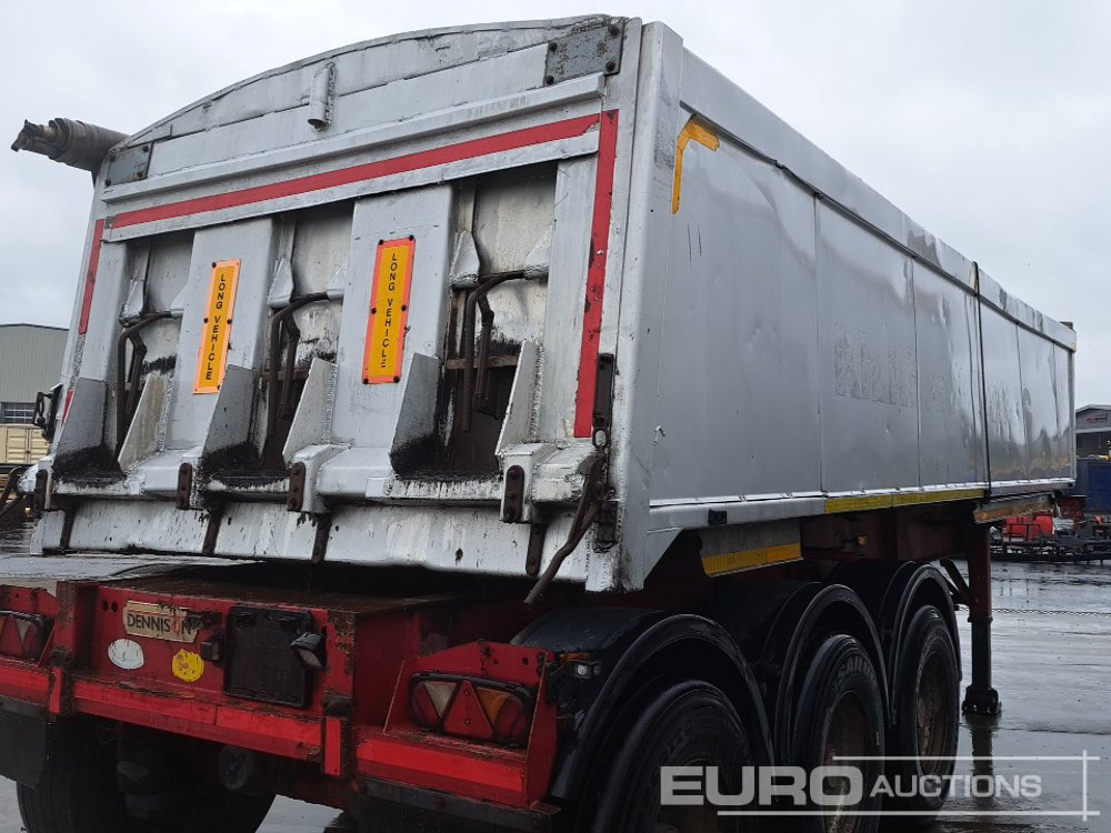 Dennison Tri Axle Bluk Tipping Trailer, Roll Over Cover - Semirremolque volquete: foto 3 Dennison Tri Axle Bluk Tipping Trailer, Roll Over Cover - Semirremolque volquete: foto 3
