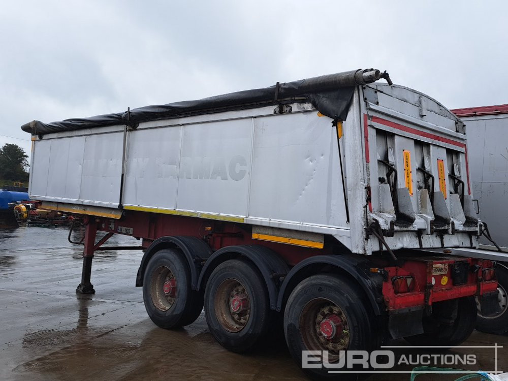 Dennison Tri Axle Bluk Tipping Trailer, Roll Over Cover - Semirremolque volquete: foto 2 Dennison Tri Axle Bluk Tipping Trailer, Roll Over Cover - Semirremolque volquete: foto 2
