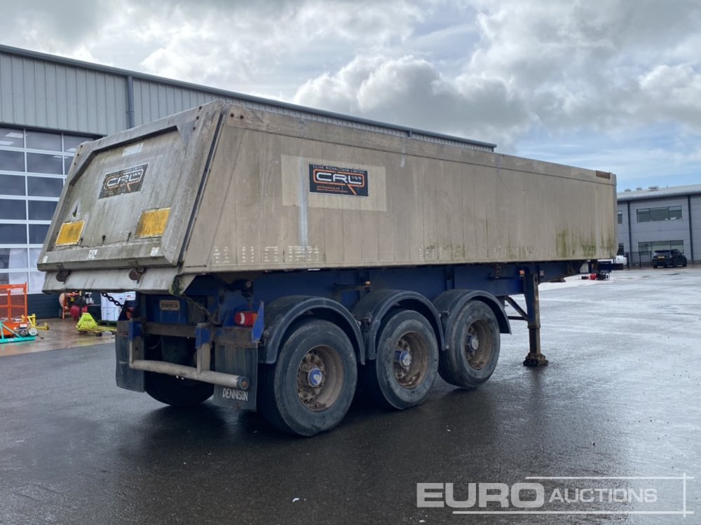 Dennison Tri Axle Bulk Tipping Trailer, Lift Axle - Semirremolque volquete: foto 3 Dennison Tri Axle Bulk Tipping Trailer, Lift Axle - Semirremolque volquete: foto 3